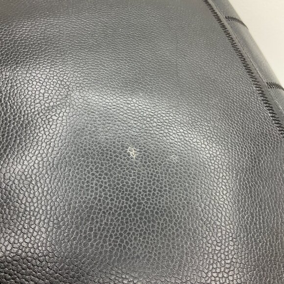 Chanel Choco Bar Caviar Leather Black Handbag Purse - Picture 12 of 13